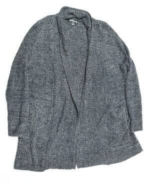 Barefoot Dreams Cozychic Lite Montecito Cardigan Sweater Womens Plus 1X Gray
